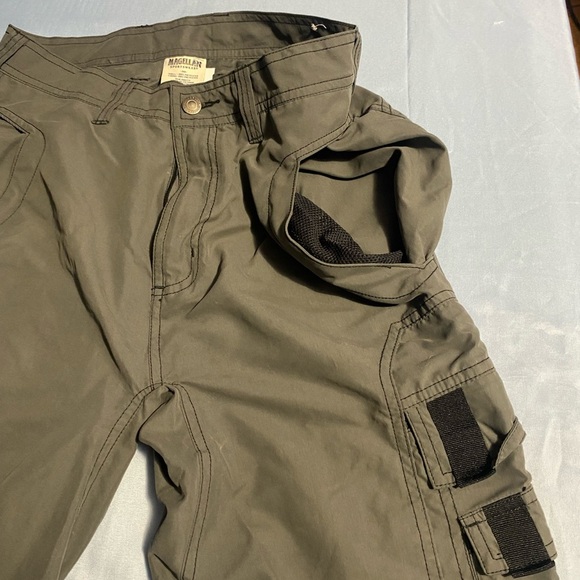 Magellan Outdoors Tan Cargo Pants Relaxed Fit Straight Leg - Picture 5 of 15